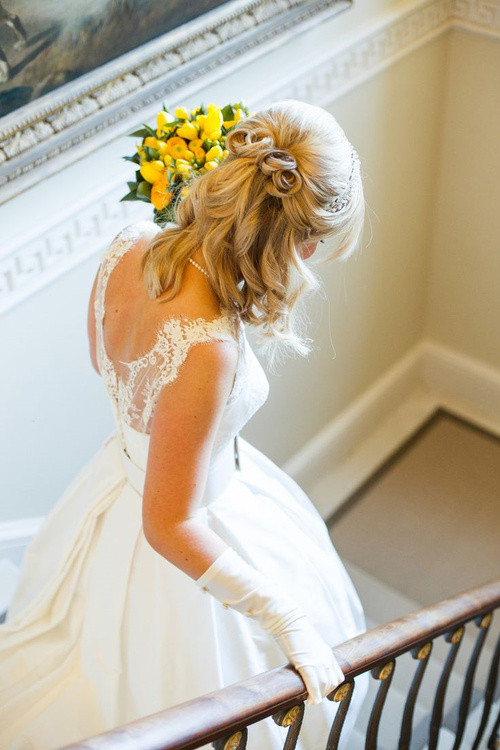 Bridesmaid Hairstyles For Medium Hair Down
 Half Up Half Down Wedding Hairstyles – 50 Stylish Ideas