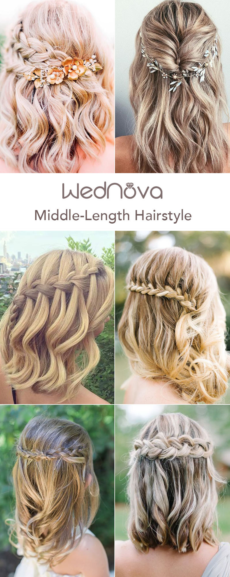 Bridesmaid Hairstyles For Medium Hair Down
 48 Easy Wedding Hairstyles Best Guide for Your Bridesmaids