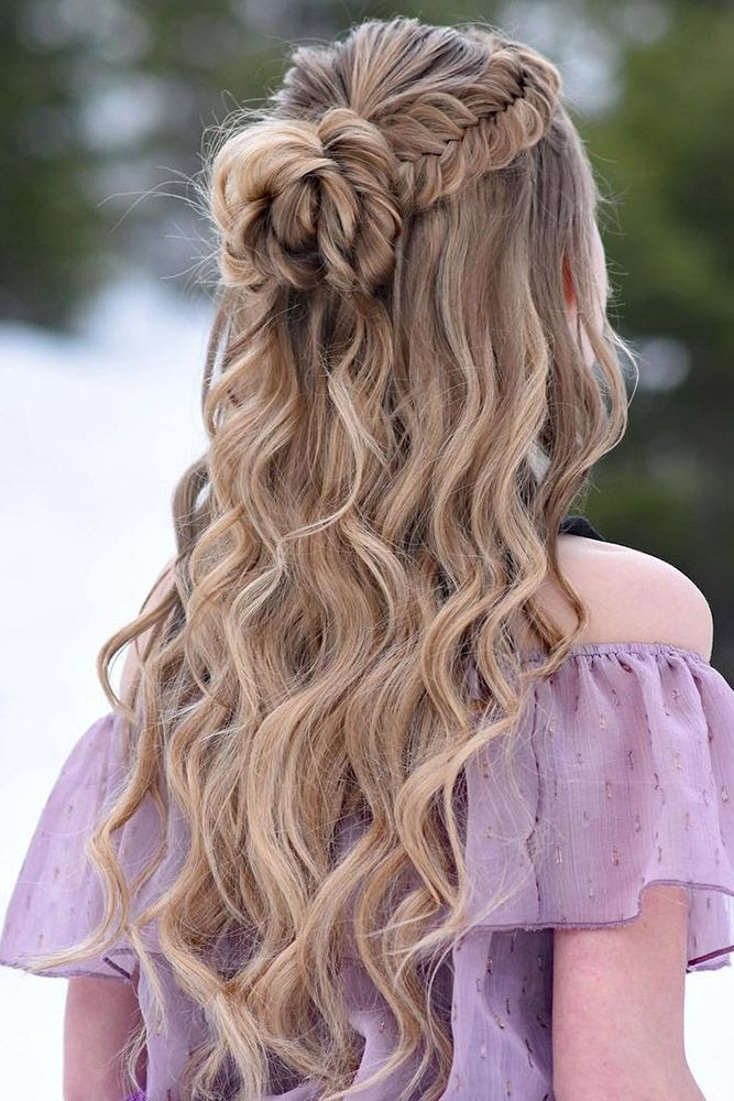 Bridesmaid Hairstyles Half Up Half Down With Curls
 30 Wedding Hairstyles Half Up Half Down With Curls And
