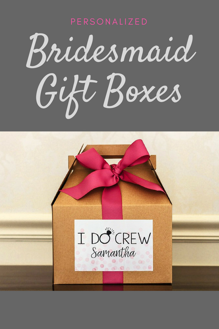 Bridesmaid Thank You Gift Box Ideas
 Bridesmaid Thank You Gift Box I Do Crew Box Bridal
