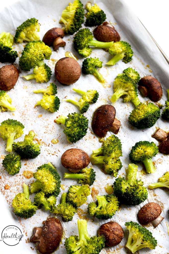 Broccoli Main Dish Recipes
 Roasted Broccoli and Mushrooms Easy Side Dish A Pinch