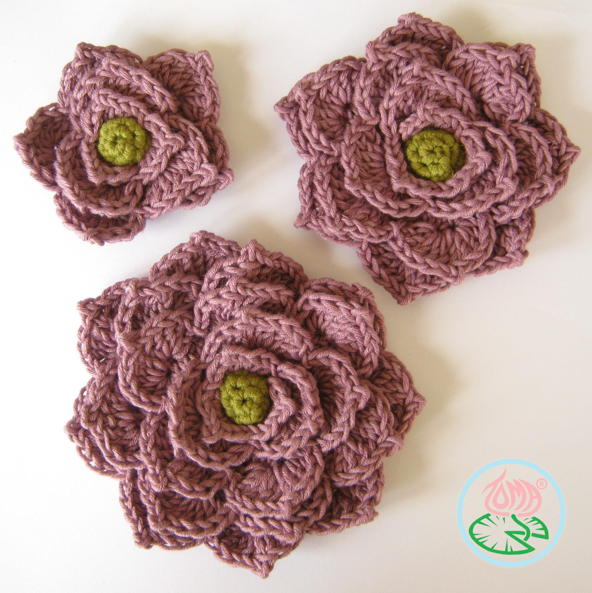 Brooches Crochet
 Crochet Flower Brooch