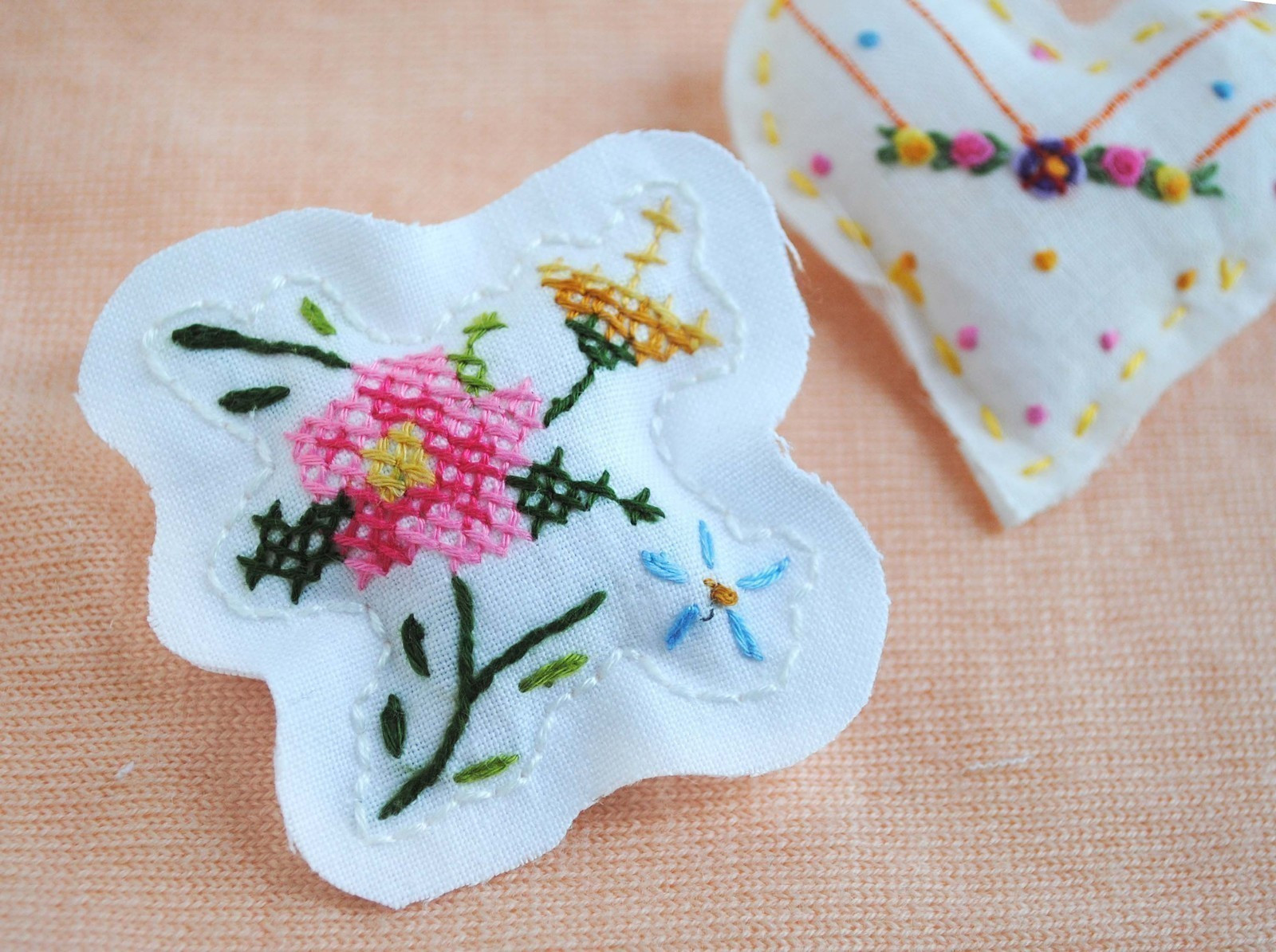 Brooches Embroidery
 Upcycled Embroidery Brooch · How To Stitch A Stitched