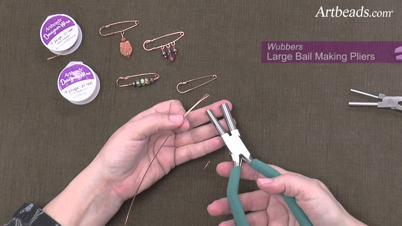Brooches Tutorial
 Artbeads Mini Tutorial DIY Kilt Pin Brooch with Cheri