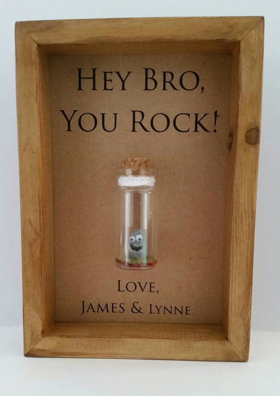 Brother Birthday Gift Ideas
 Funny personalised brother frame Brother t Add names