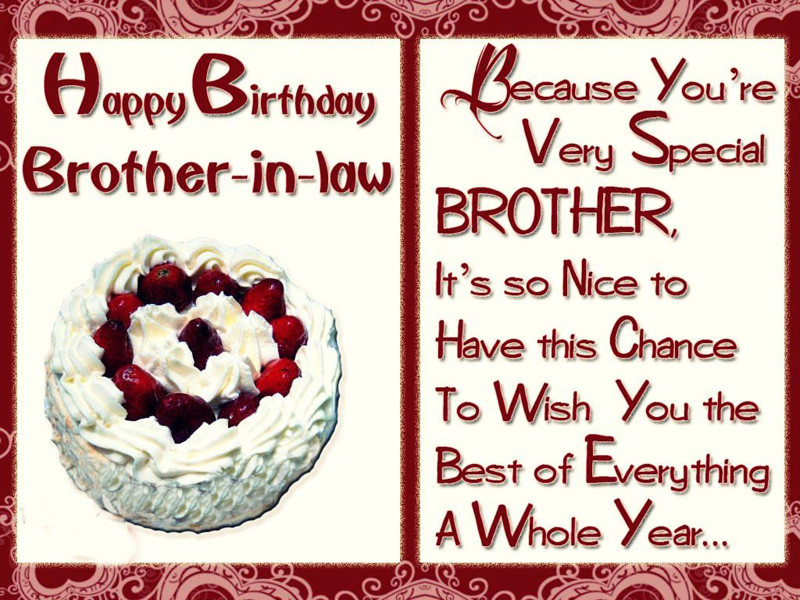 Brother In Law Birthday Wishes
 Birthday Wishes For Brother In Law Birthday Messages
