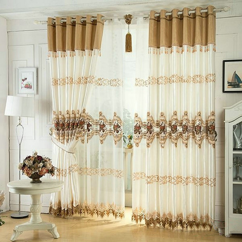 Brown Curtains For Living Room
 Aliexpress Buy Luxury Window Curtain For Living Room