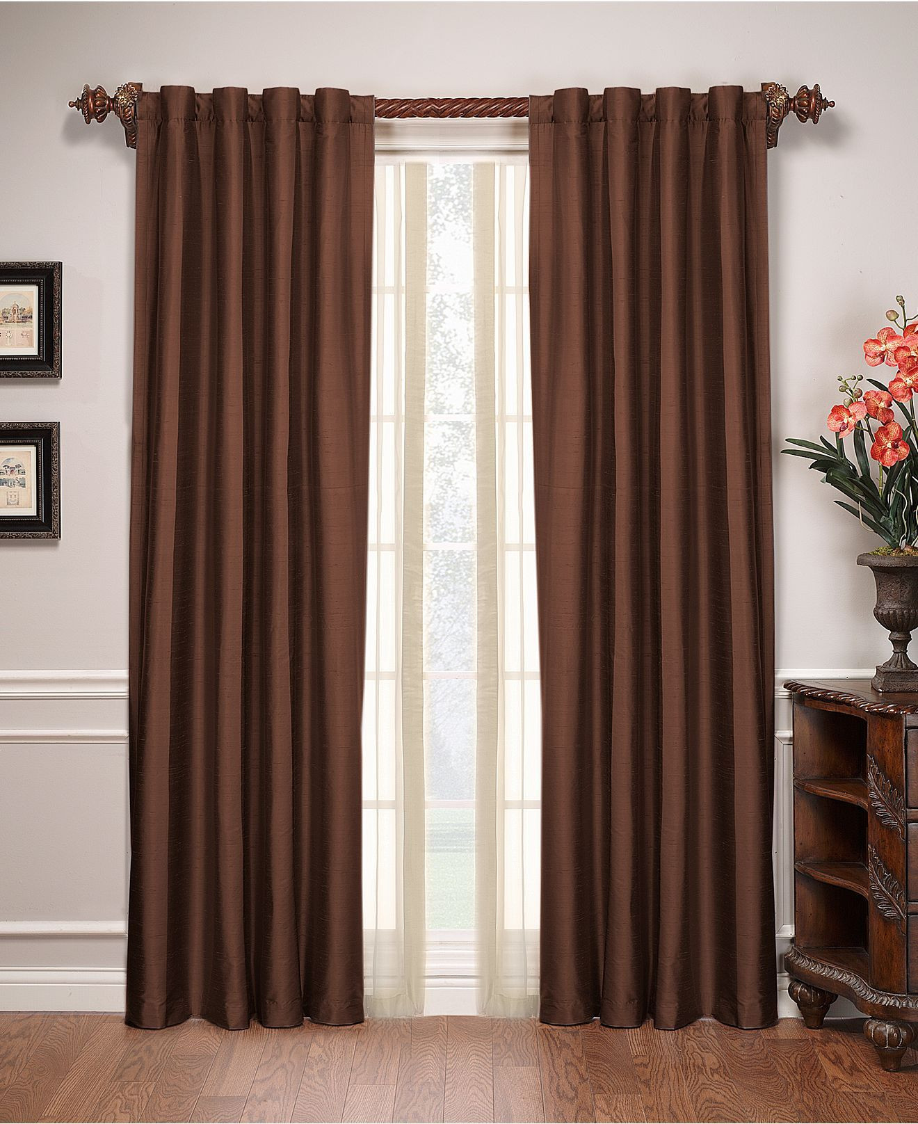 Brown Curtains For Living Room
 Brown curtains living room