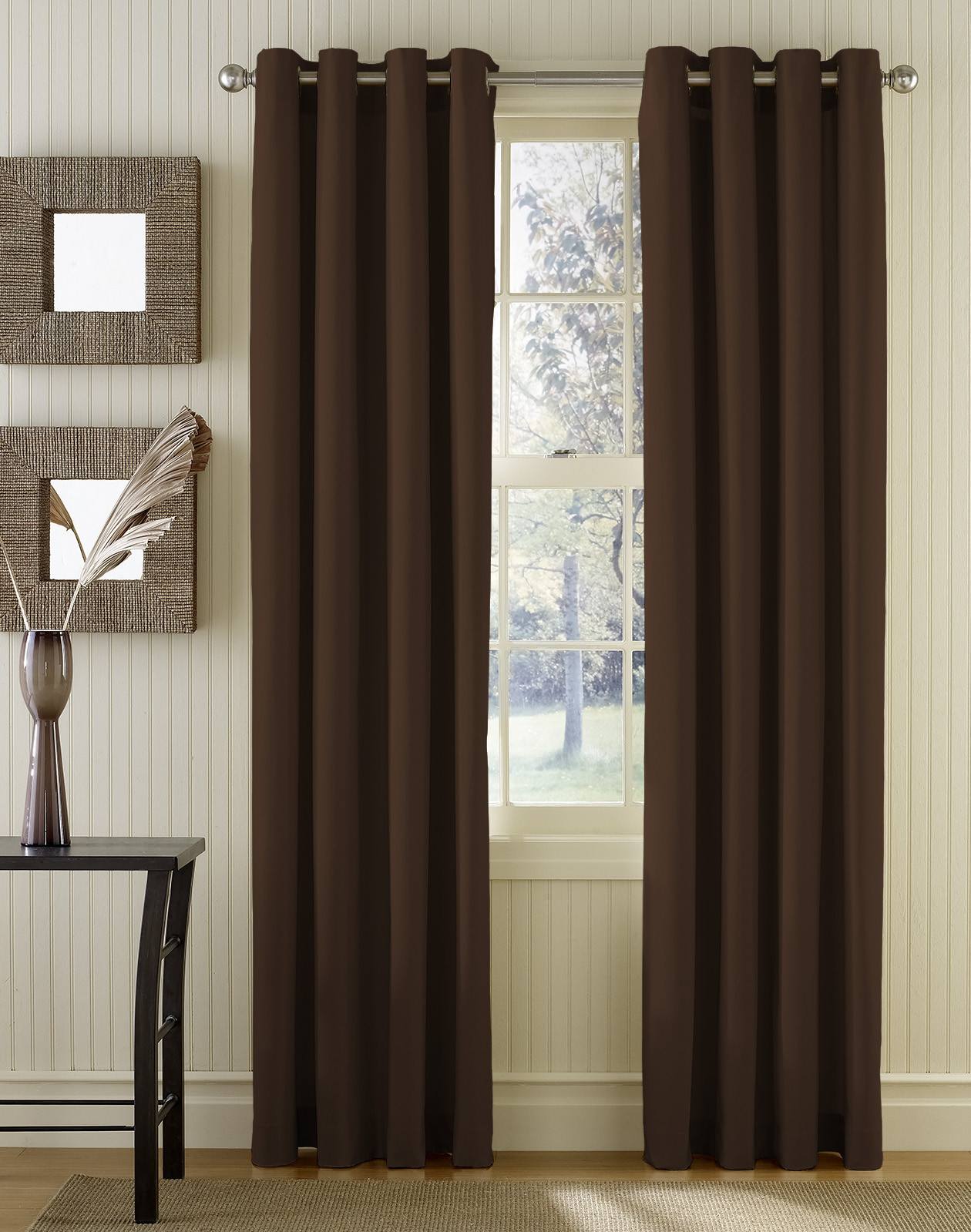 Brown Curtains For Living Room
 Curtain Interior Design