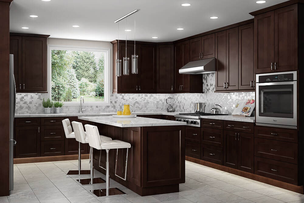 Brown Kitchen Cabinets
 89 Contemporary Kitchen Design Ideas Gallery