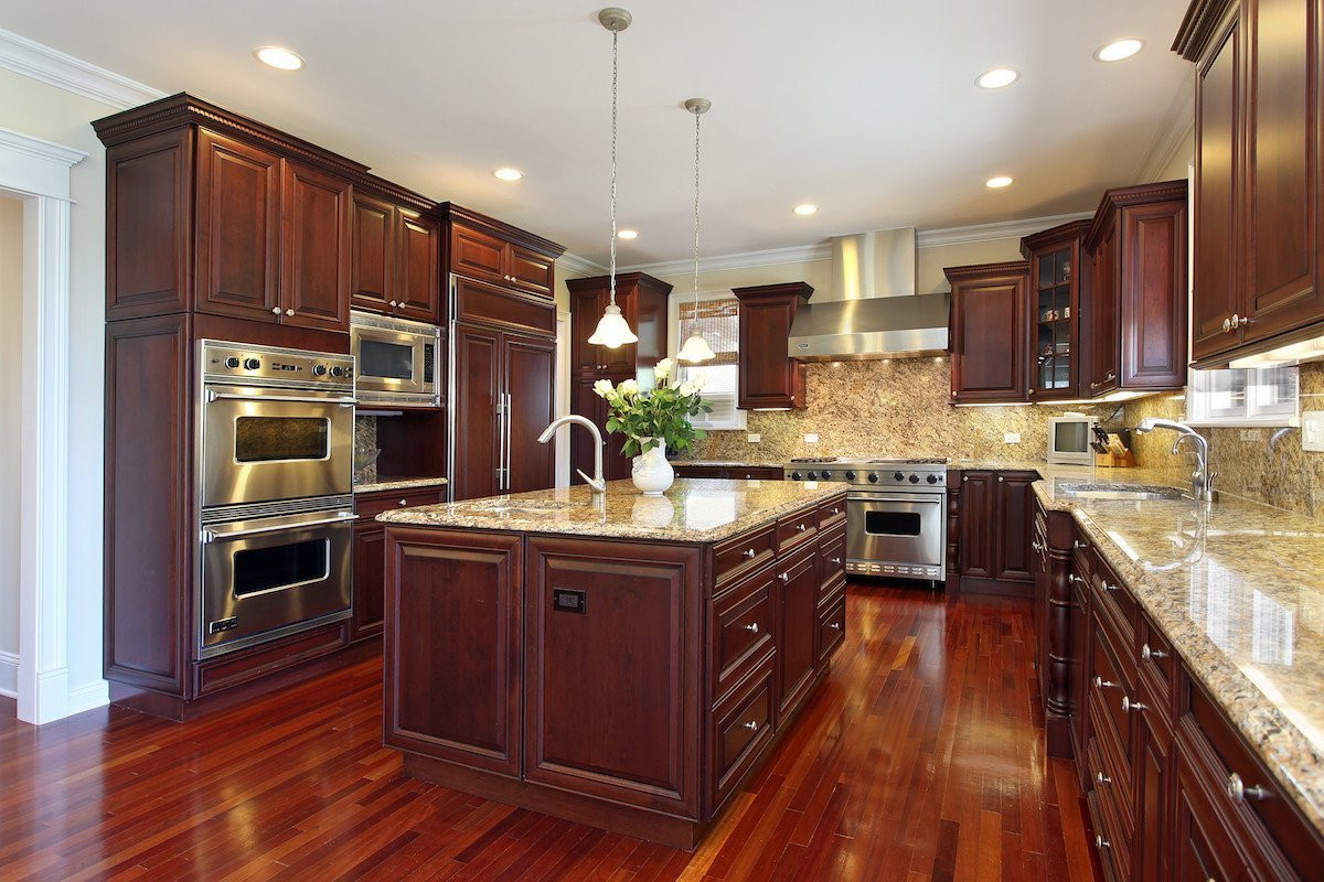 Brown Kitchen Cabinets
 Kitchen Colors with Brown Cabinets Home Furniture Design