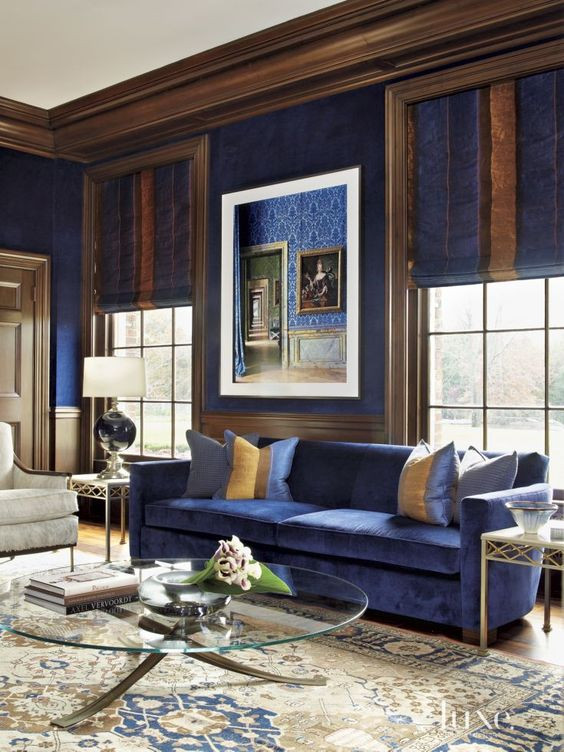 Brown Living Room Walls
 26 Cool Brown And Blue Living Room Designs DigsDigs