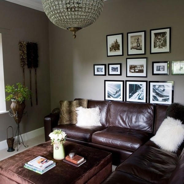 Brown Living Room Walls
 Gray living room ideas color binations furniture and