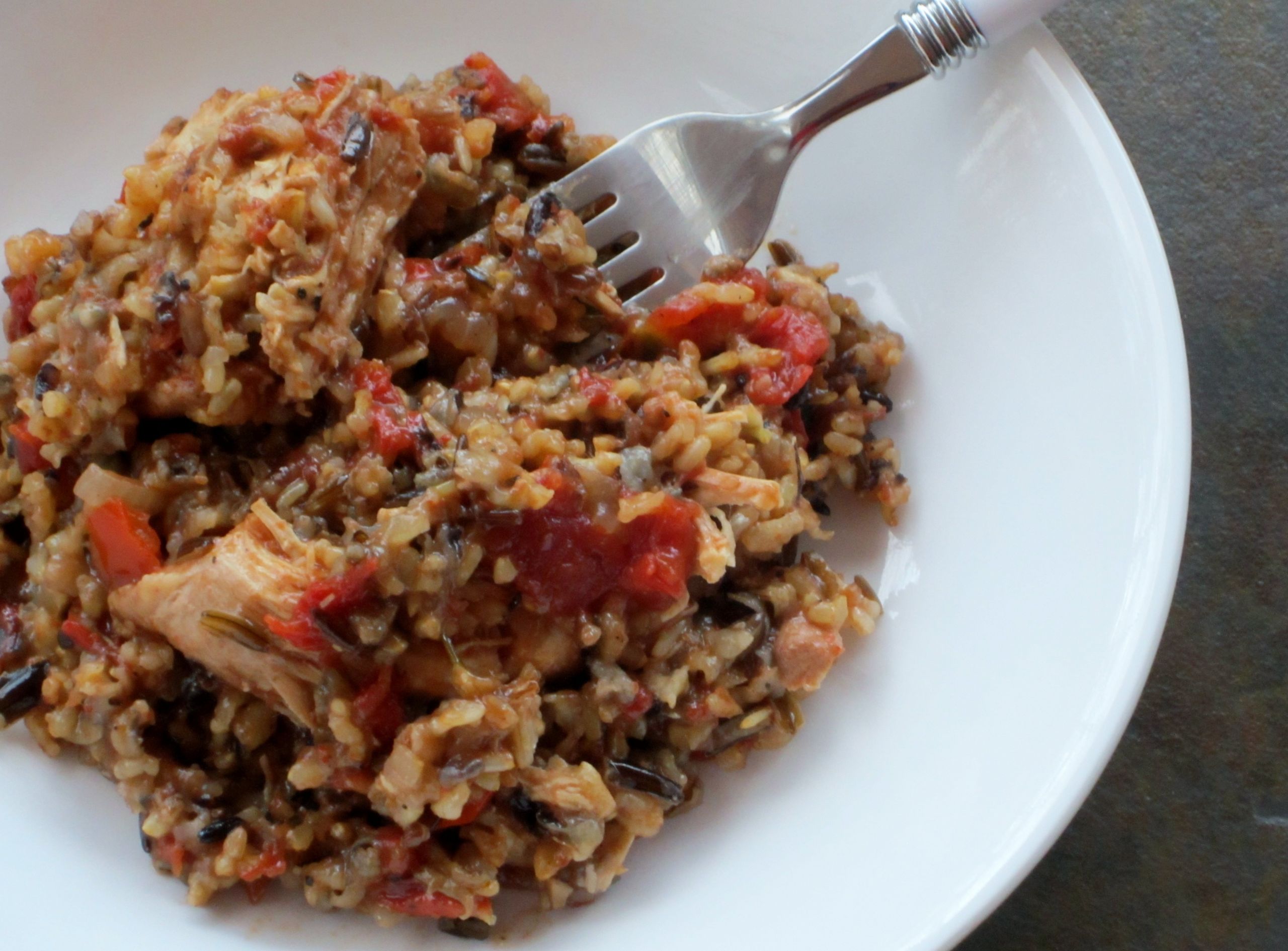 Brown Rice In Slow Cooker
 Slow Cooker Chicken & Rice