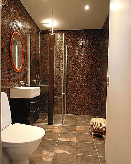 Brown Tile Bathroom Ideas
 brown tiled bathrooms 2017 Grasscloth Wallpaper