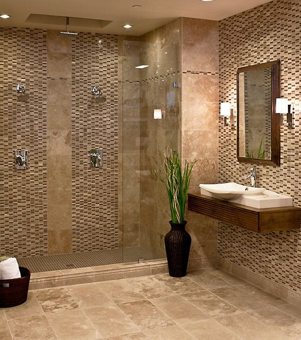 Brown Tile Bathroom Ideas
 40 brown bathroom wall tiles ideas and pictures