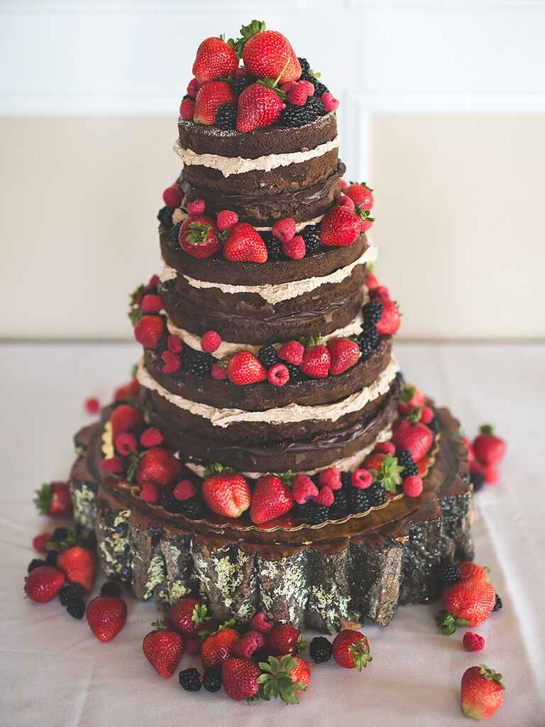 Brown Wedding Cakes
 Rustic Wedding Cake Ideas and Inspiration