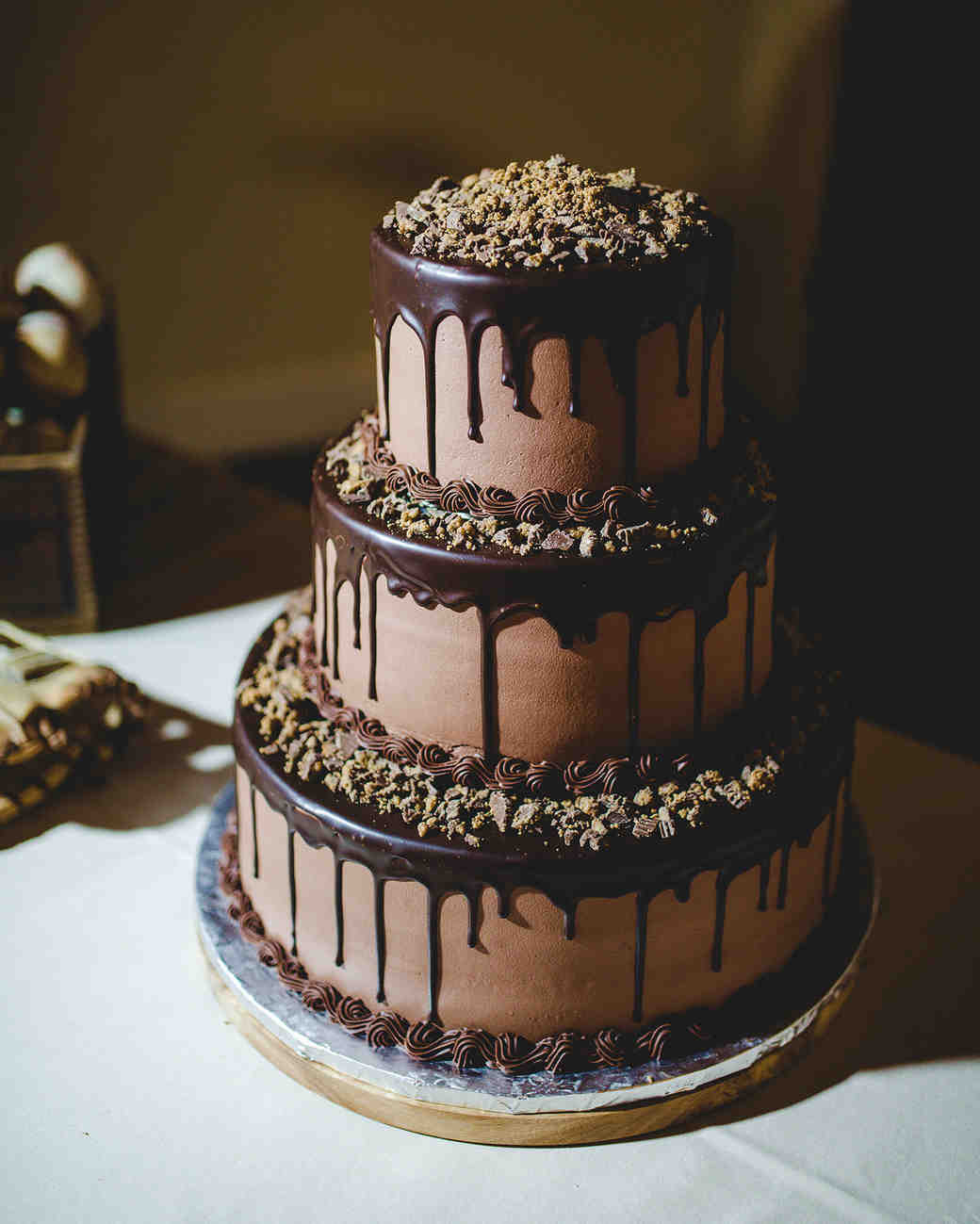 Brown Wedding Cakes
 26 Chocolate Wedding Cake Ideas That Will Blow Your Guests