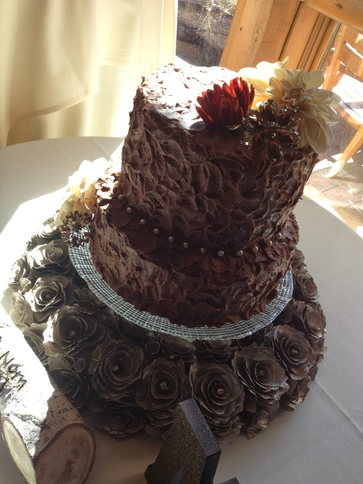 Brown Wedding Cakes
 Sugar Love Cake Design Wedding Cakes