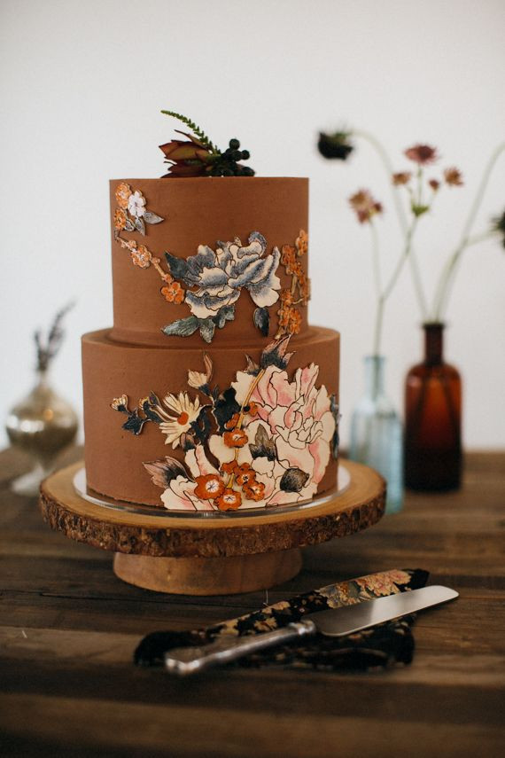 Brown Wedding Cakes
 20 Decadent and Delicious Chocolate Wedding Cakes Chic