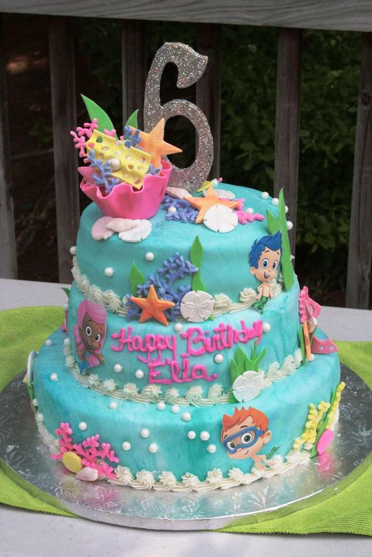 Bubble Guppie Birthday Cake
 LuvibeeKids Co