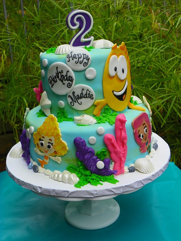 Bubble Guppie Birthday Cake
 Plumeria Cake Studio Bubble Guppies Birthday Cake