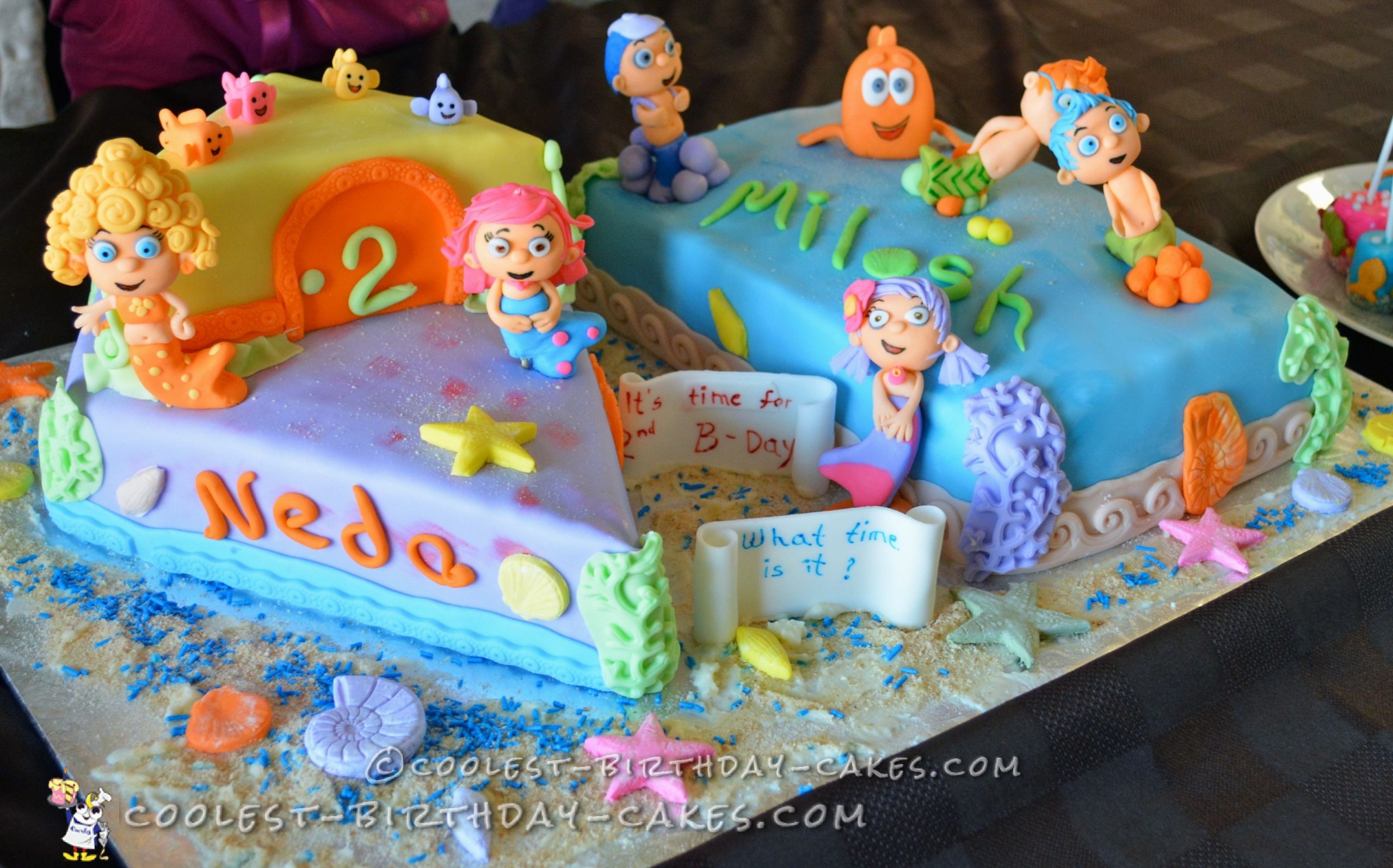 Bubble Guppie Birthday Cake
 Cool Bubble Guppies Birthday Cake