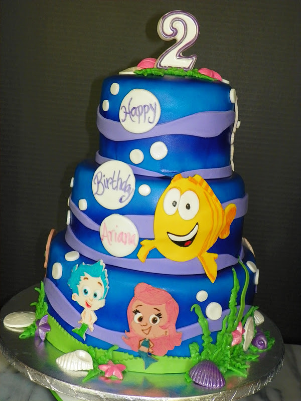 Bubble Guppie Birthday Cake
 Plumeria Cake Studio Bubble Guppies Birthday Cake 2