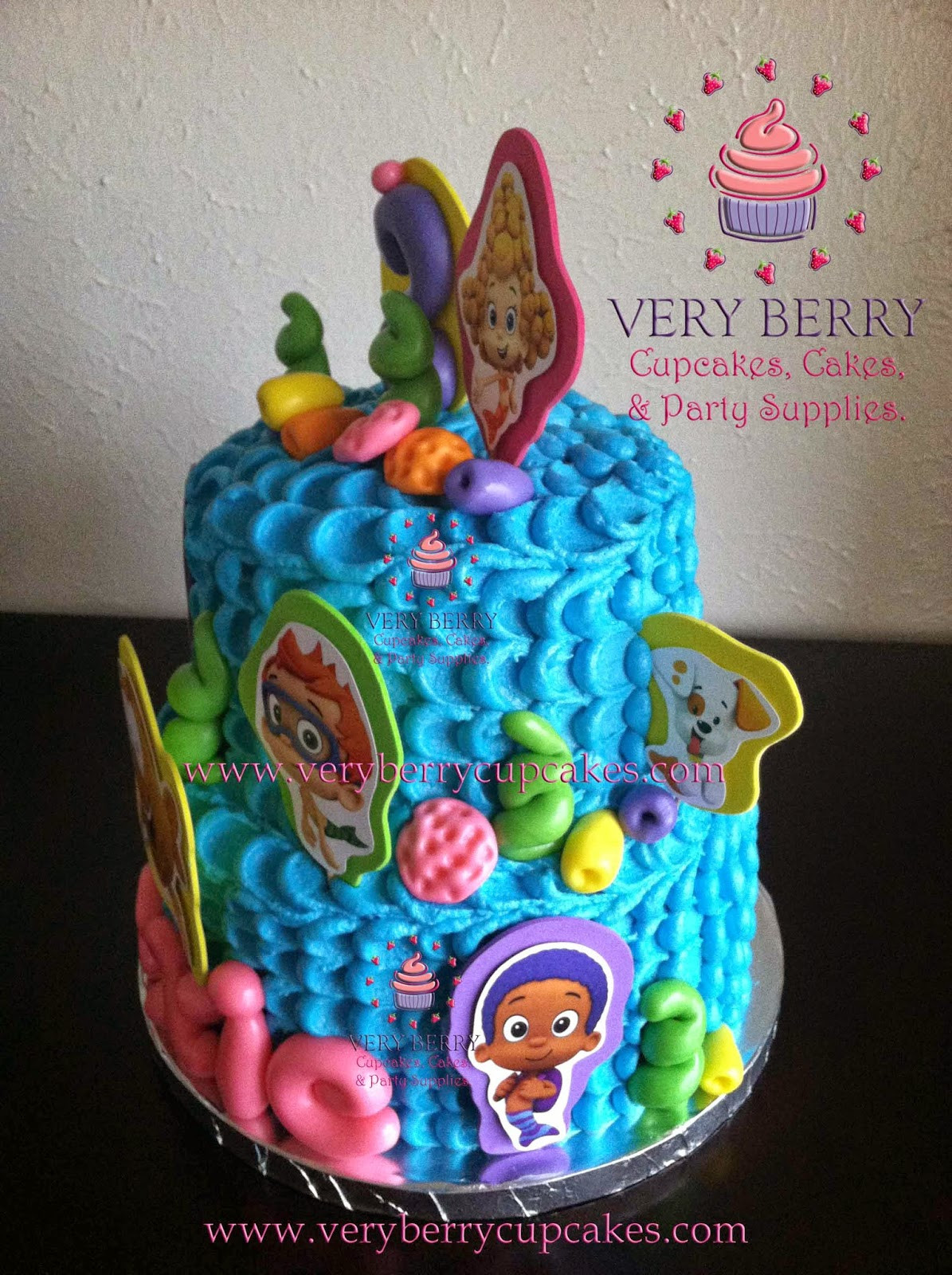 Bubble Guppie Birthday Cake
 Veryberry Cupcakes BUBBLE GUPPIES BUTTERCREAM CAKE