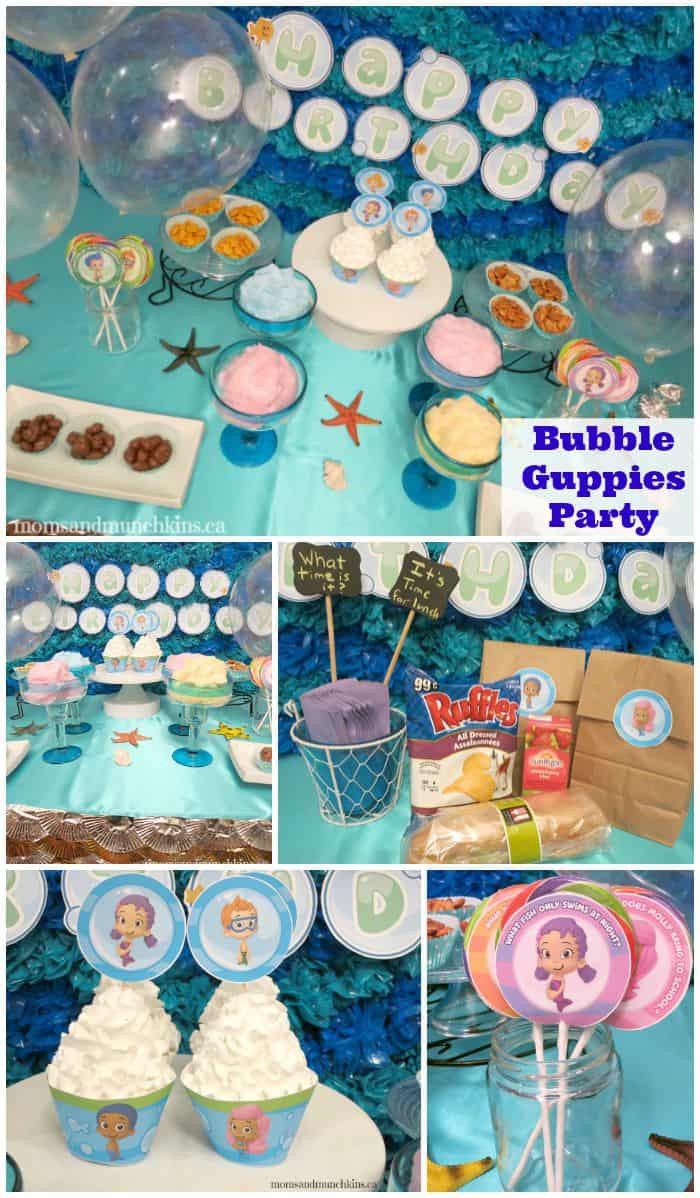 Bubble Guppies Birthday Party Supplies
 Bubble Guppies Birthday Party Moms & Munchkins