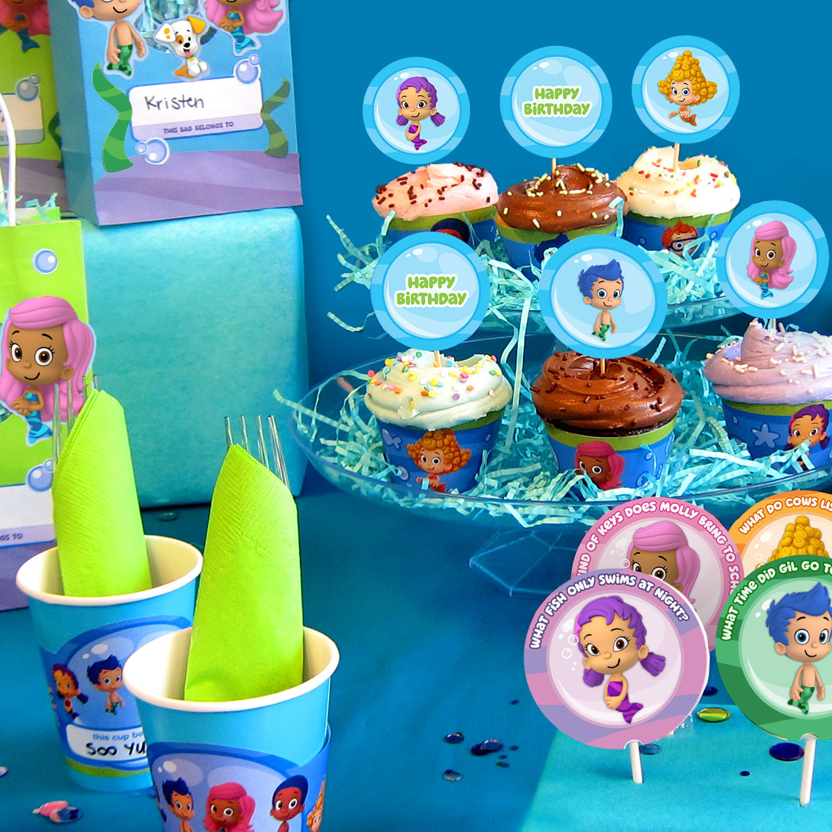 Bubble Guppies Birthday Party Supplies
 Bubble Guppies Party Day Planner