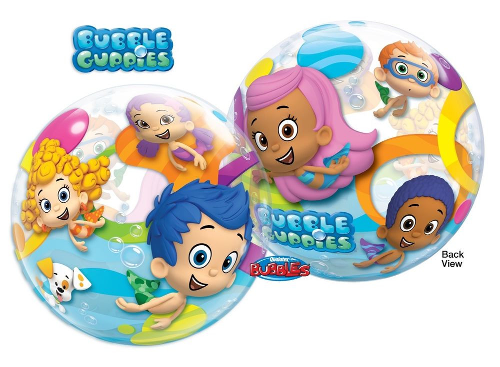 Bubble Guppies Birthday Party Supplies
 NEW Bubble Guppies 22" Qualatex BUBBLE Balloons Birthday