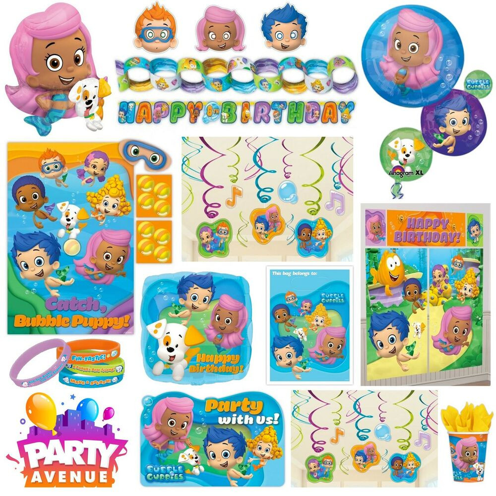 Bubble Guppies Birthday Party Supplies
 Bubble Guppies Birthday Party Decorations Balloon