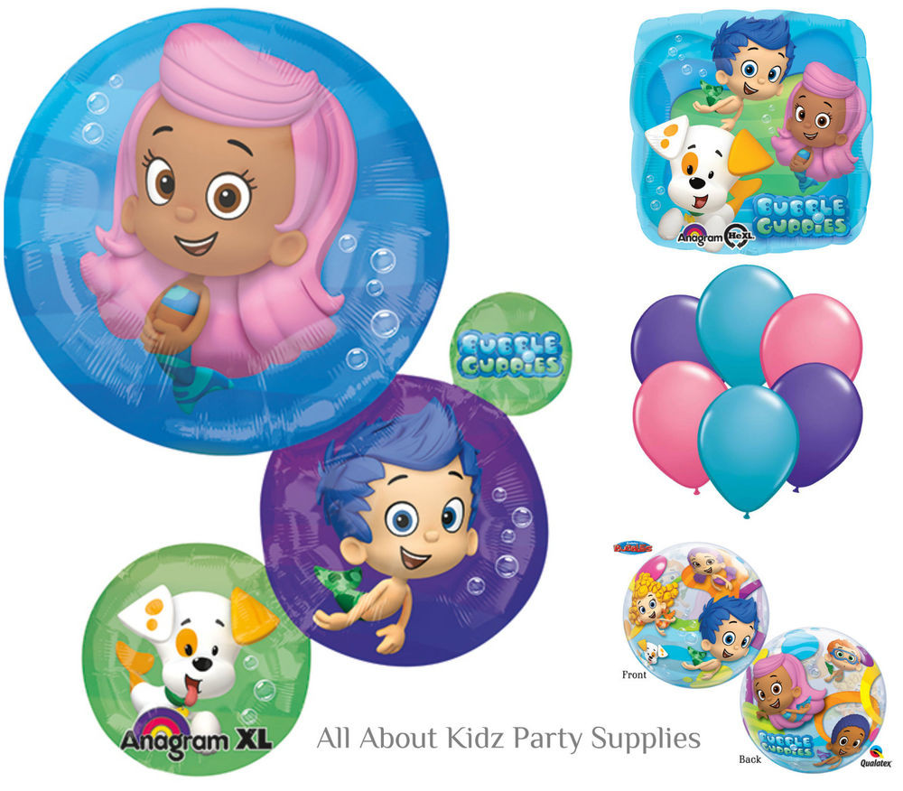 Bubble Guppies Birthday Party Supplies
 BUBBLE GUPPIES Birthday BALLOONS MAKE YOUR OWN SET