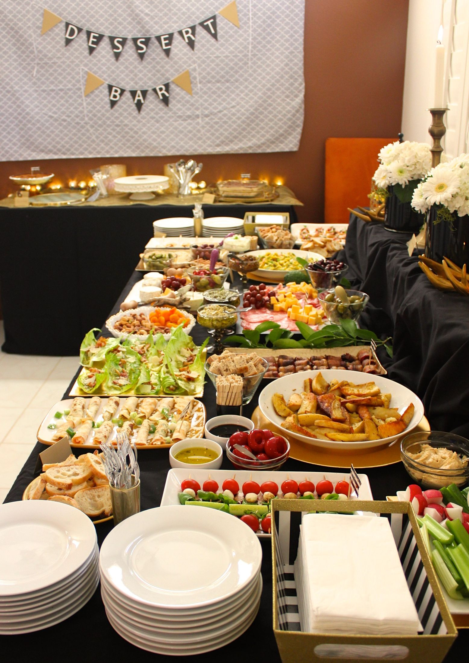 Buffet Ideas For Graduation Party
 Event Catering Buffet food set up Heavy Appetizers in