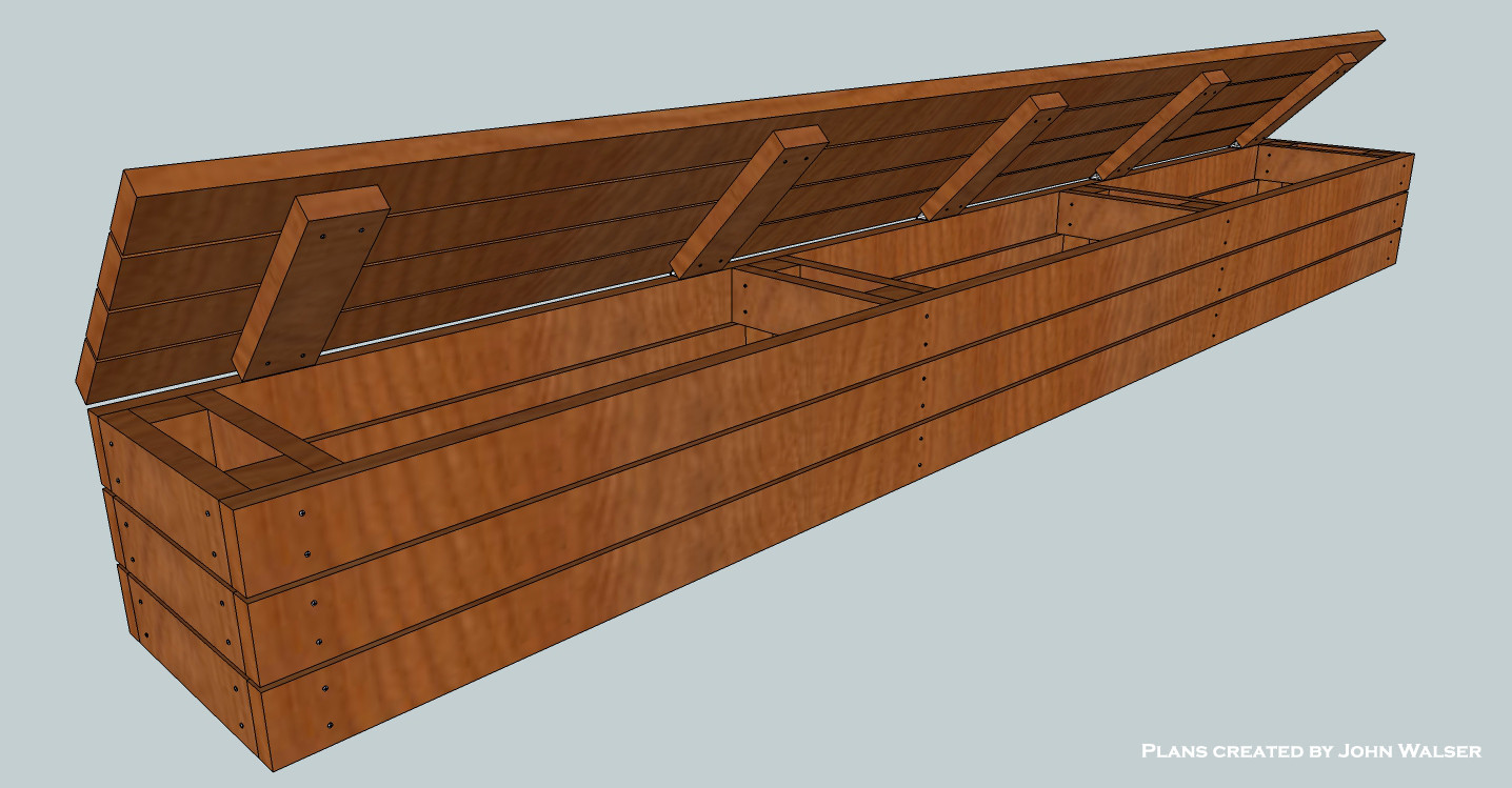 Build Bench Seat With Storage
 Woodwork Deck Bench Storage Build PDF Plans