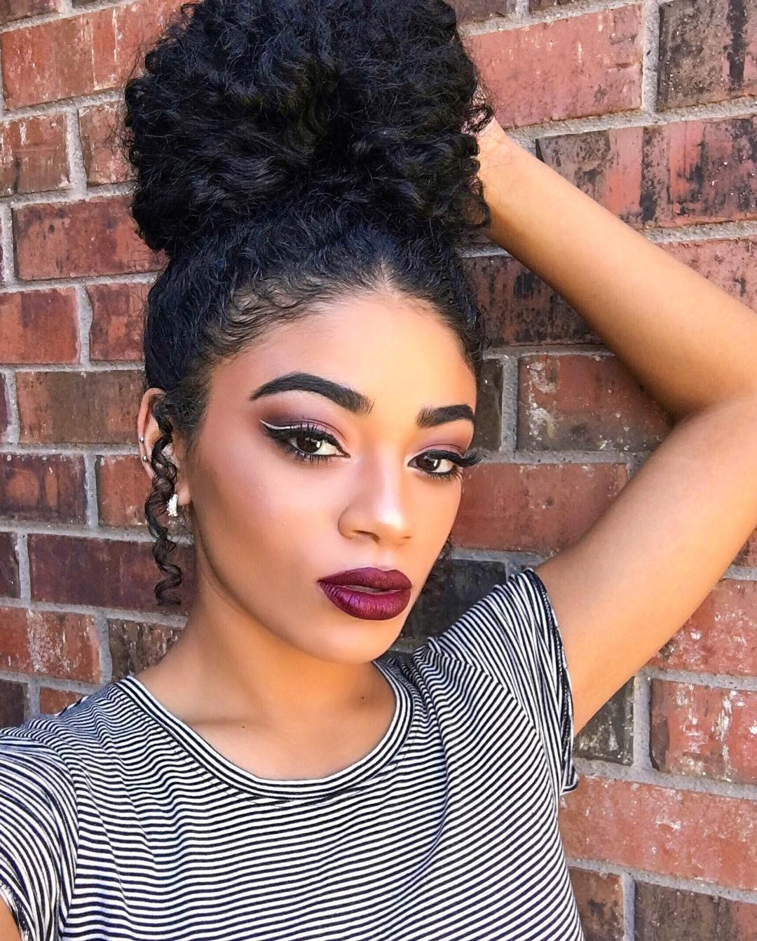 Bun Hairstyles For Black Women
 27 Updos For Curly Hair Designs Ideas