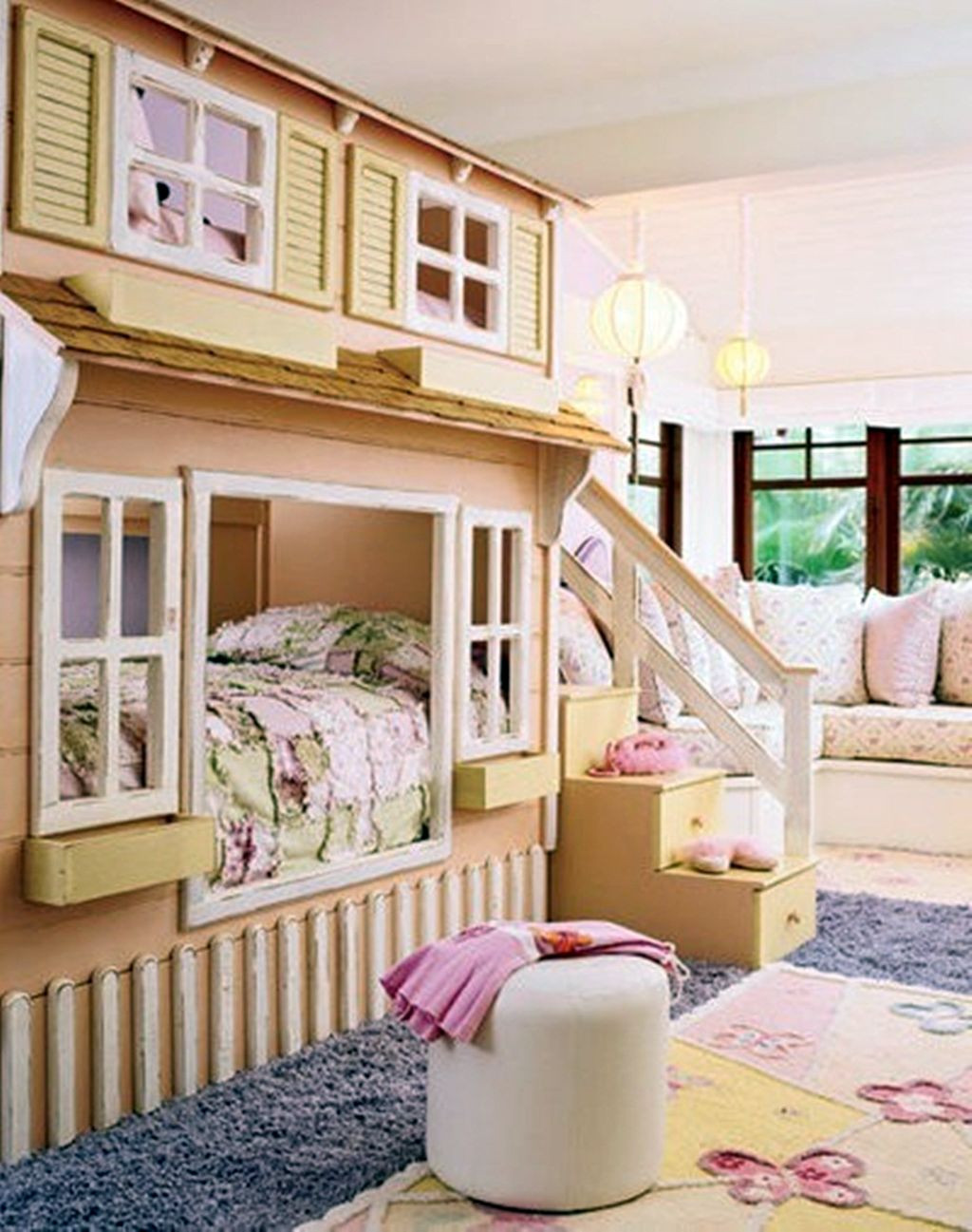 Bunk Bed Girl Bedroom Ideas
 19 Cute Girls Bedroom Ideas Which Are Fluffy Pinky and All