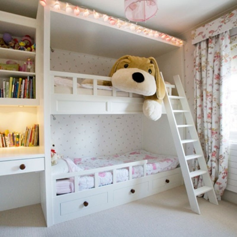 Bunk Bed Girl Bedroom Ideas
 Girls Room Bunk Beds design bookmark