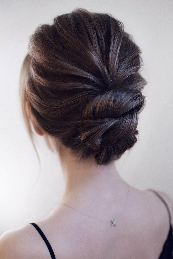 Buns For Wedding Hairstyles
 15 Stunning Low Bun Updo Wedding Hairstyles from