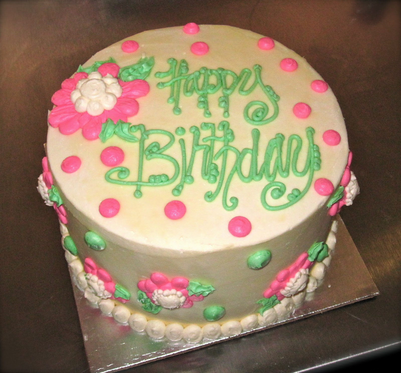 Buttercream Birthday Cakes
 Leah s Sweet Treats Buttercream Birthday Cake