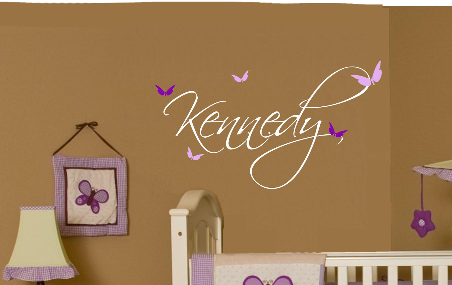 Butterfly Baby Room Wall Decor
 Butterfly Name Baby Girl Wall Decal Nursery Decor Vinyl