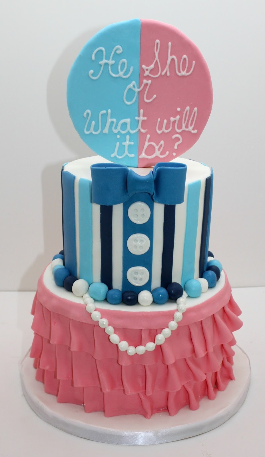 Cake Ideas For Gender Reveal Party
 Sweet Eats Cakes Gender Reveal Party