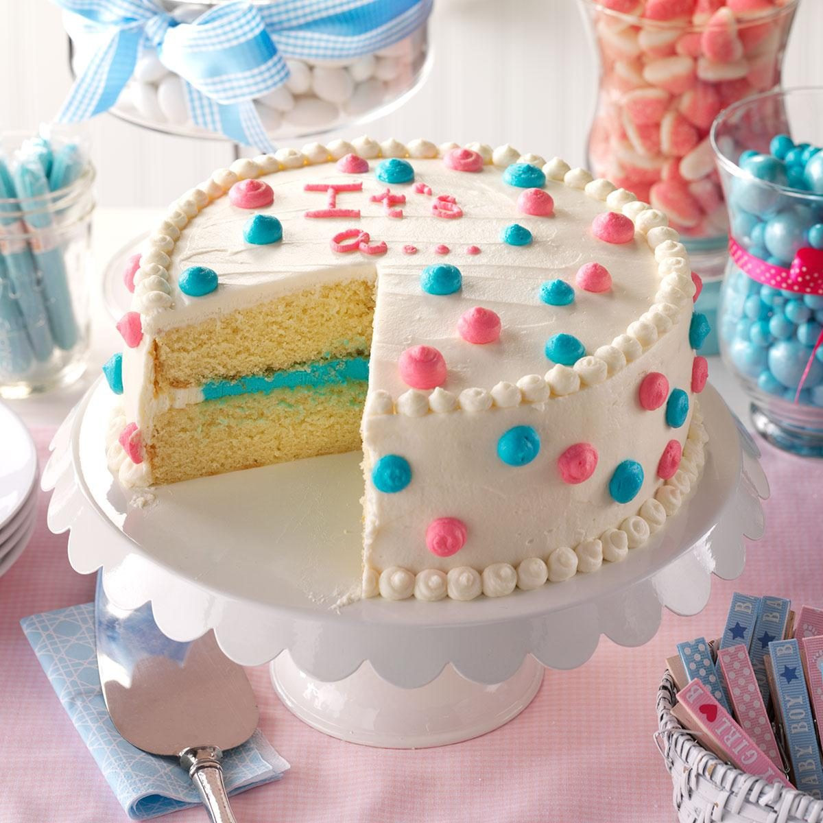 Cake Ideas For Gender Reveal Party
 The Cutest Gender Reveal Party Food Ideas