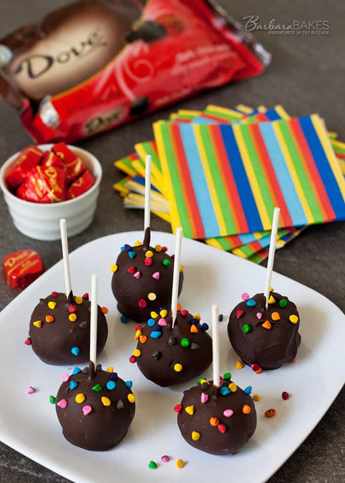 Cake Pops Recipes With Cake Mix
 Easy Brownie Cake Pops Recipe from Barbara Bakes