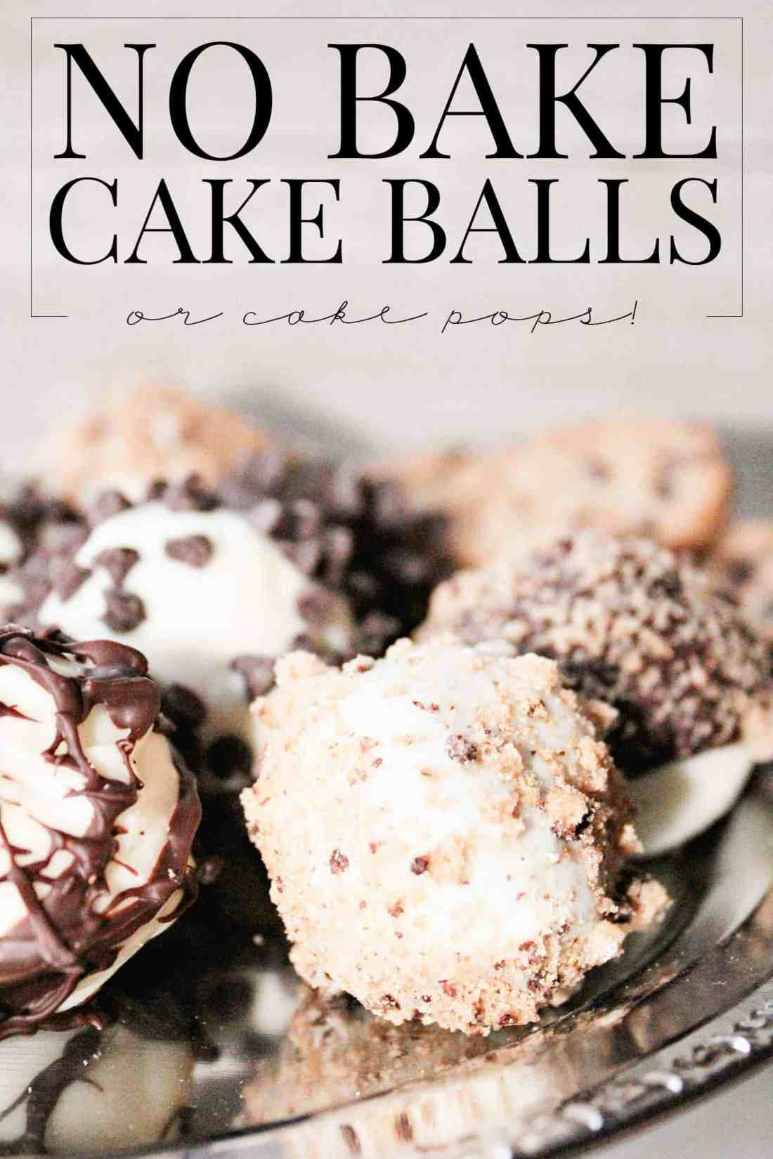 Cake Pops Recipes With Cake Mix
 No Bake Cake Pops No Bake Cake Balls