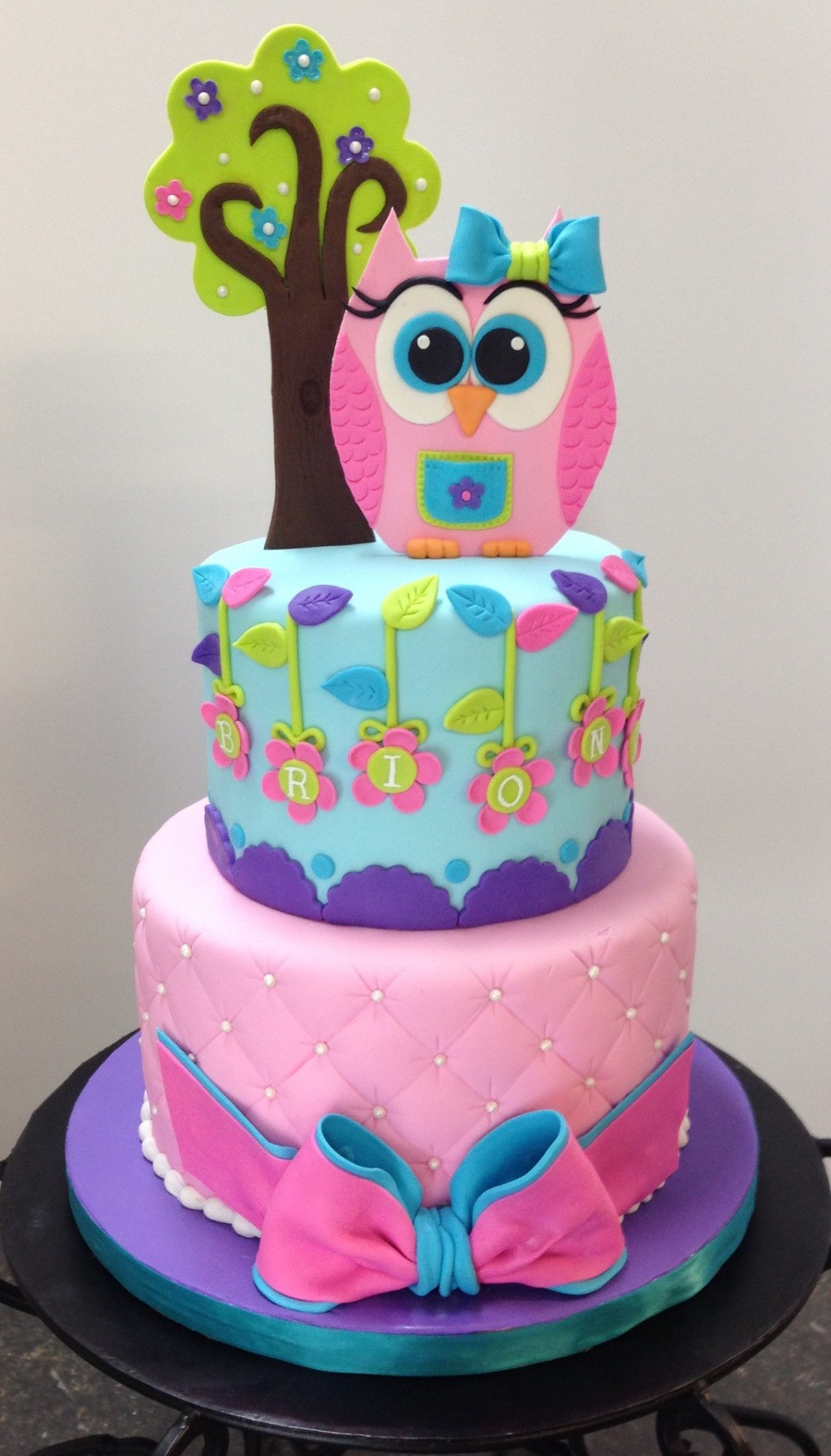 Cakes For Birthday
 Owl Birthday Cake CakeCentral