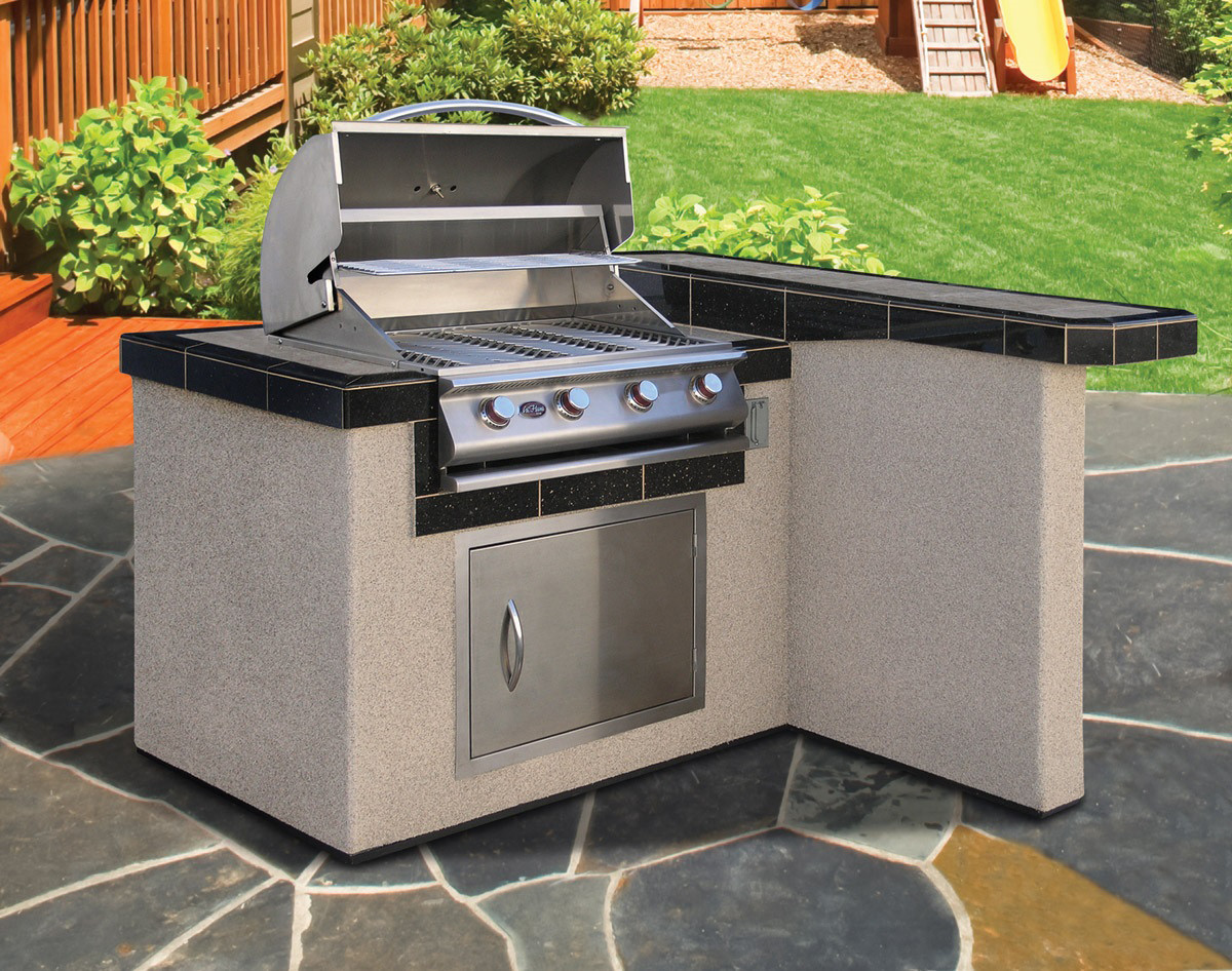 Cal Flame Outdoor Kitchen
 Cal Flame LBK 401 Outdoor Kitchen Kit