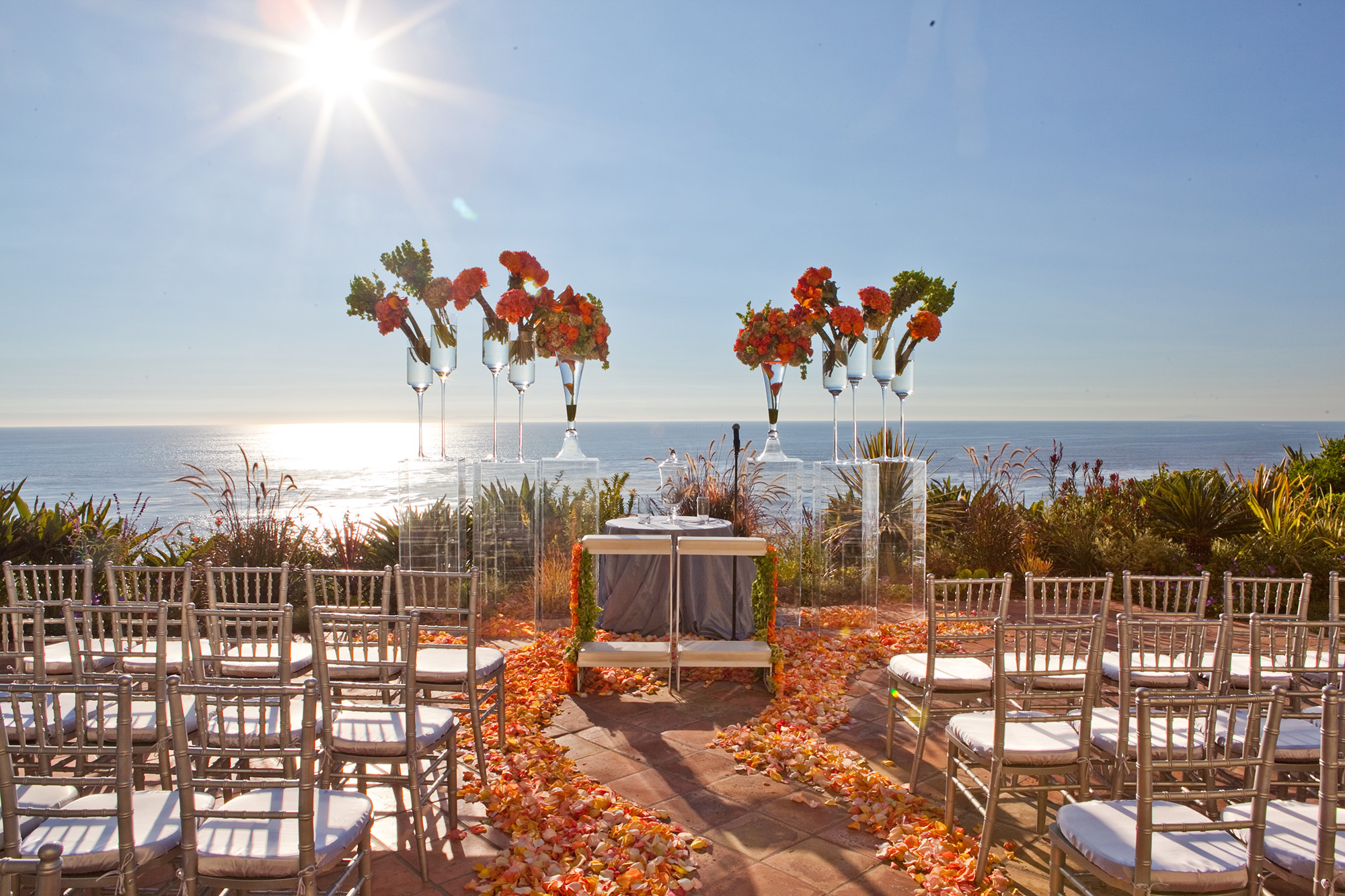 California Beach Weddings
 Southern California Fall Inspired Beach Wedding by