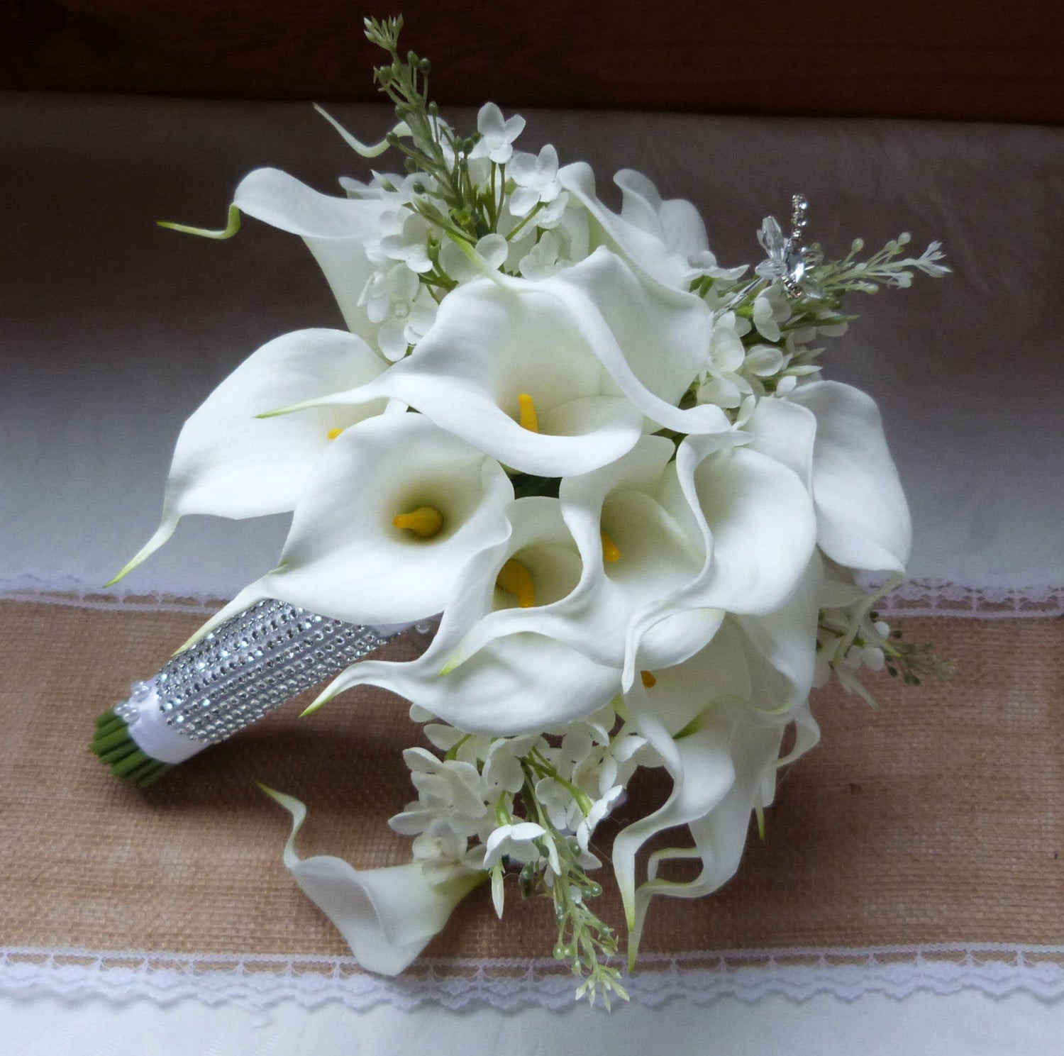 Calla Lily Wedding Flowers
 White Calla lily wedding bouquet simple by